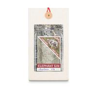 Elephant Gin, London Dry Gin Confezione Regalo, 500ml, per Gin Tonic Premium, Note Floreali, Fruttate e Speziate, con Botaniche dall'Africa, Gin Artigianale Distillato in Alambicchi di Rame, 45% Vol.