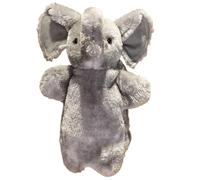 Elephant Hand Puppet, Animal Plush Toys, 10.24x5.91in Kids Theater Puppets, Soft Toddler Plush, Interactive Play Toy for Birthday, Storytime, Show, Early Childhood Entertainment
