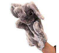 Elephant Hand Puppet, Soft Plush Animal Puppets Toy for Kids & Toddler, Interactive Engaging Theater Play Toys for Story Time, Birthday, and Christmas Holiday Fun