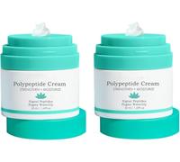 Elephant Lala Retro Whipped Cream, Polypeptide Cream, Push Down Creme Dispenser con pompa, Dispenser Push Down Cream, Crema Viso Idratante 50 ml (2 pezzi * Verde)