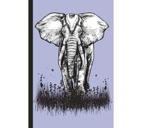 Elephant Lined Journal - 6x9 Ruled Writing Companion Minimalist Wildlife Artwork for Reflection, Office Use, Study, Growth: Softcover Diary ... Counseling, Learners, Career Professionals