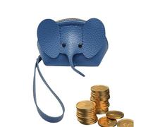 Elephant Money Exchange-Cute Animal Münz Borsa con Cerniera | Scambio di denaro in Pelle PU per le donne, le ragazze, gli adolescenti, elefante per la cerimonia come borsa per il rimedio di