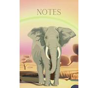 Elephant Notebook Wildlife - Elephants Lovers - Wild Animals - Gifts for Men Women Children - Cute Elephant Lined Notebook Journal Diaries 6x9, 120 pages