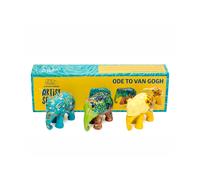 ELEPHANT PARADE ELEFANTI ODE TO VAN GOGH 3 PZ 7 CM