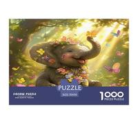 Elephant - Puzzle 1000 Pezzi, Artistic Animals, Intrattenimento Creativo, Per Adulti E Bambini A Partire Da 12 Anni | 70x50cm/1000pcs | Regalo Classico