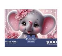 Elephant Puzzle 1000 Pezzi Per Adulti E Bambini Con Una Misura Impegnativo E Difficile Giochi Rilassamento E Intelligence,Collezione D'Arte 38x26cm/1000pcs