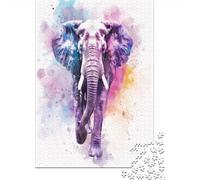 Elephant Puzzle 1000 Pezzi Premium, Mappa Concettuale Tattile, Esperienza Unificante, Regalo Iconico 1000pcs (75x50cm)