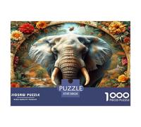 Elephant Puzzle Da 1000 Pezzi Per Amanti Della Scienza: Esplora Mondi Scientifici E Esercita La Ragione!