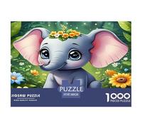 Elephant Puzzle Da 1000 Pezzi Per Chi Ama I Viaggi: Rivisita Luoghi Meravigliosi E Migliora L'attenzione!