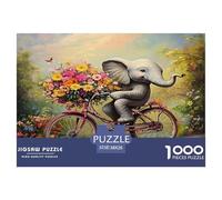Elephant Puzzle Da 1000 Pezzi Per Famiglie Che Amano Il Divertimento: Risate E Impegno in Un Solo Prodotto!