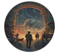 Elephant Puzzles Giochi Educativo 1000 Pezzi Mysterious Paradise Puzzle Di Cartone Decorazione Perfetta Sfide Divertenti Per Adulti E Bambini Da 12 Anni 1000pcs (67.5x67.5cm)