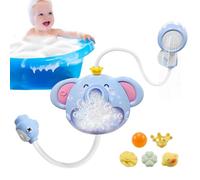 Elephant Shower Head, Bathtub Bubbles Maker, Ergonomic Easy-to-Hold Design Elephant Bath Sprayer, Versatile Use for Play, Pool, Garden, Swimming, Kids Ages 1-5, 9,8 pollici