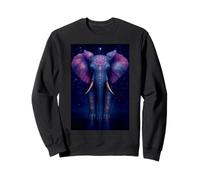 Elephant Space Fantastico fan della fauna selvatica e degli animali dello zoo, amante Felpa
