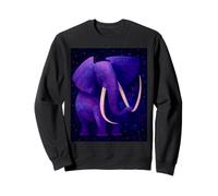 Elephant Space Fantastico fan della fauna selvatica e degli animali dello zoo, amante Felpa