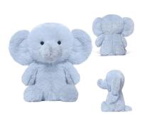 Elephant Stuffed Animal, Elephant Plush Toy, Soft Skin-Friendly Pillow Doll, Adorable Design, Huggable Comfort for Boys, Girls, Kids & Family, Gifting or Decor, 8.66 Inches Gray