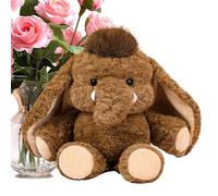 Elephant Stuffed Animal - Plush Toy for Kids Cuddling | Soft PP Cotton Filling with Fabric Texture, Animal Plush Companion, Nursery Bedtime Comfort Toy for Children