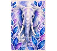 Elephant - The Keeper of Wisdom: Wildlife Notebook Collection - Inspirational Lined Journal Notebook, Paperback, 116 Pages, (6 in x 9 in)