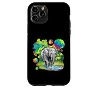 Elephant who plays in the water Custodia per iPhone 11 Pro