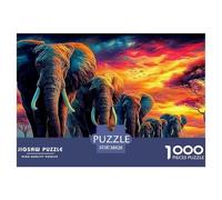 ElephantMaster-Level Jigsaw Puzzles for Adults Embark on A 1000-Piece Advanced And Challenging Puzzle Games Journey - Positioned As The Ultimate Gift Jigsaw Puzzles for Adults And Kids Age 12 Y
