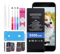 Elephantstory Batteria per iPhone 7 Plus, 6500 mAh Alta Capacità 0 Cicli Batteria ai Polimero agli ioni di litio per Modello A1661 A1784 A1785 con Kit di Strumenti di Riparazione e Guida