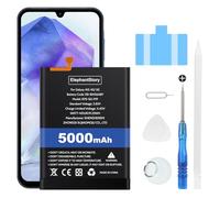 ElephantStory Batteria per Samsung Galaxy A15 4G/ A15 5G, EB-BA156ABY 5000 mAh Batteria di Ricambio Batteria Sostitutiva ai Polimeri di Litio con Strumenti di Riparazione