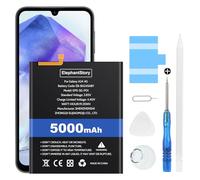 ElephantStory Batteria per Samsung Galaxy A24 4G, EB-BA245ABY 5000 mAh Batteria di Ricambio Batteria Sostitutiva ai Polimeri di Litio con Strumenti di Riparazione