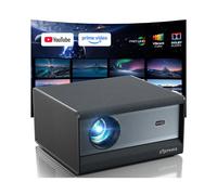 ELEPHAS Proiettore intelligente 4K con WiFi e Bluetooth, compatibile con Netflix, Prime Video, YouTube, antipolvere sigillato, Dolby Audio, messa a fuoco automatica e videoproiettore Keystone PRO UHD