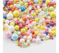 ELEpl 130g Sprinkles per Torte Colore Perle di Zucchero Sprinkles Mix Perline Zucchero Dolci Perla Cottura Decorazioni per Gelati Biscotti Cupcakes Muffins Cakepops Compleanno Matrimonio (5 Taglie)