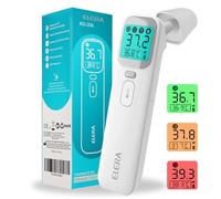 ELERA Termometro auricolare per bambini, neonati e adulti, precisione digitale con misurazione rapida in 1 secondo, design senza contatto 4 in 1 con funzione memoria