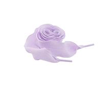 Elerevyo 2 Paia di Lacci per Scarpe con Volant Lacci per Scarpe da Ginnastica Piatti a Pieghe a Coda di Pesce Larghi 2.5 Cm Viola chiaro 90cm/35.4"