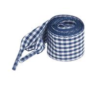 Elerevyo Lacci Larghi Piatti a Quadri in Tessuto a Quadri Fantastici Lacci per Scarpe da Ginnastica Scarpe Sportive 2 Paia Blu scuro 140cm/55.1"