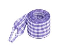Elerevyo Lacci Larghi Piatti a Quadri in Tessuto a Quadri Fantastici Lacci per Scarpe da Ginnastica Scarpe Sportive 2 Paia Viola chiaro 140cm/55.1"