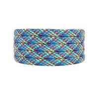 Elerevyo Lacci Metallici Colorati Lucidi Lacci per Scarpe Sottili e Piatti Glitterati 2 Paia Stile-03 140cm/55.1"