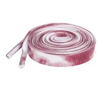 Elerevyo Lacci per Scarpe con Trama Piatta Lacci per Scarpe Tie Dye Stampati per Scarpe da Ginnastica Sportive 1 Paio Vino rosso 140cm/55.1"