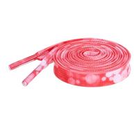 Elerevyo Lacci per Scarpe con Trama Piatta Lacci per Scarpe Tie Dye Stampati per Scarpe da Ginnastica Sportive 1 Paio Rosso 160cm/63