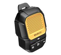 eleror A20i - Mini altoparlante portatile Bluetooth da cantiere, altoparlante wireless indossabile per chiamate in vivavoce, musica, con clip magnetica, impermeabile e antipolvere, per lavoro e uso