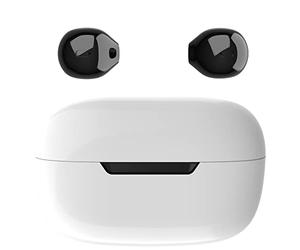 eleror Auricolari Bluetooth Wireless Invisibili, Mini Auricolari Piccoli, Cuffie Semi-In-Ear con Controllo Touch Per Lavoro/Casa/Musica/Audiolibri e Podcast(Nero)