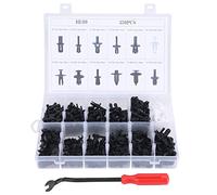 Elerose 350Pcs Auto Plastica Vite Rivetti Pannello Fissaggio Porta Assetto Clip Pannello Rivetto Fermo