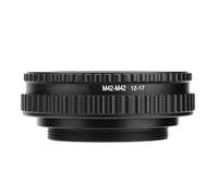 Elerose Adattatore per montaggio obiettivo, da M42 a M42 Adattatore per anello elicoidale con messa a fuoco per M EF-M(12mm-17mm)