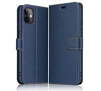 ELESNOW Cover per iPhone 11 (6.1 inches), Flip Wallet Case Custodia per iPhone 11 (6.1 inches) (Blu)