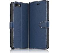 ELESNOW Cover per iPhone 7 Plus / 8 Plus, Flip Wallet Case Custodia per iPhone 7 Plus / 8 Plus (Blu)
