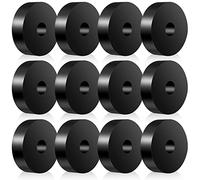 Elesunory 12 cuscinetti isolanti in gomma, spessi 1,0 cm, cuscinetti antivibrazione per lavatrice, cuscinetti per smorzamento delle vibrazioni meccaniche per uso domestico e automobilistico
