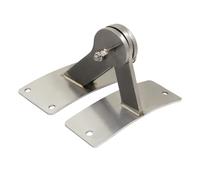 eletech Cerniera per Coperchio Barbecue in Acciaio Inox per affumicatore BBQ griglia a Cerniera Cerniere per Barbecue Tondo a carbonella affumicatrice Barbecue da Tavolo (304 Acciaio Inox)