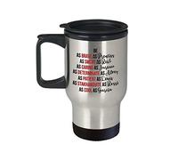 Eletina Tazza da caffè con scritta in inglese "for Best Be As Brave As Prentiss Cup (Travel) Criminal Minds Spencer Reid Decor Shirt Accessories Merchandise Decal Funny Mom Coffee Mug Gift 400 ml