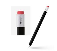 ELETIUO Custodia in silicone compatibile con Apple Pencil 2a generazione, custodia protettiva con impugnatura e accessori compatibile con iPad Pro 11 da 12,9 pollici, nero