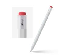 ELETIUO Custodia in silicone compatibile con Apple Pencil di 2a generazione, custodia protettiva con impugnatura e cappuccio, accessori compatibili con iPad Pro 11 da 12,9 pollici, bianco