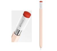 ELETIUO Custodia in silicone compatibile con Apple Pencil (USB-C), custodia protettiva con impugnatura con accessori per tappi, custodia antiscivolo con supporto magnetico per Apple Pencil di terza