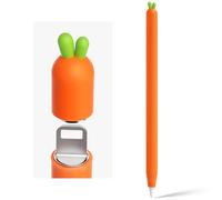 ELETIUO Custodia protettiva in morbido silicone compatibile con Apple Pencil di prima generazione, custodia protettiva per penna touch screen carota, compatibile con iPad Pro 9,7"/10,5"/12,9"