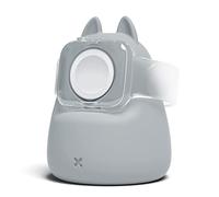 ELETIUO Supporto di ricarica per Apple Watch serie 49/45/44/42/41/40/38 mm iWatch Ultra/8/SE2/7/6/SE/5/4/3/2/1, supporto per stazione di ricarica in silicone con orecchie carine, compatibile con