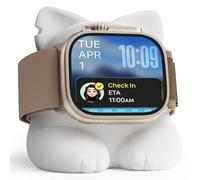 ELETIUO Supporto per caricabatterie compatibile con Apple Watch serie 49/45/44/42/41/40/38 mm, iWatch Ultra2/Ultra/9/8/7/6/SE2/SE/5/4/3/2/1, supporto per dock di ricarica in silicone, supporta la